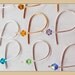 Awareness Ribbon/Pierced pair/Choice of Colors/Support Ribbons