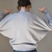 Grey Japanese Sleeves Women sweatshirt jacket / Gift for her / Women fashion