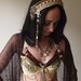 Tribal Fusion Bellydance Bra- Crème Brûlée- Performance Ready, A or B Cup