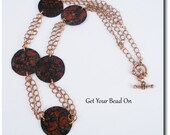 Rustic, Old-world Style Copper Necklace