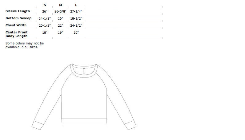 Bone Jour Raglan Pullover (Select Size)