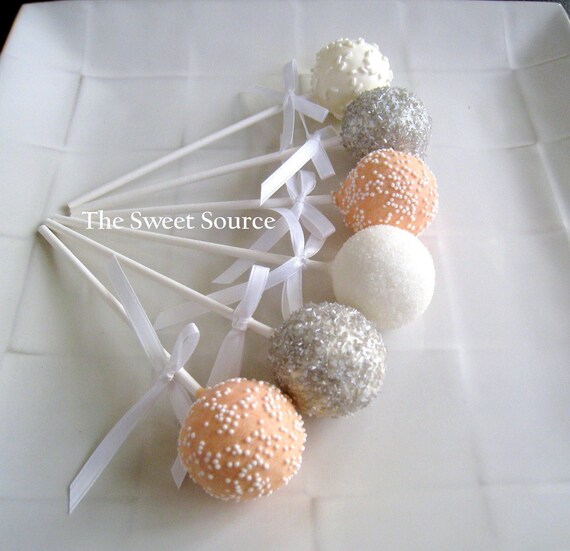 Cake Pops: Wedding Cake Pops Made to Order with High Quality Igredients Il_570xn