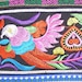 Cushion Cover HMONG Hill Tribe Thailand FAIR Trade Handmade Candy Birds (cs011mub)