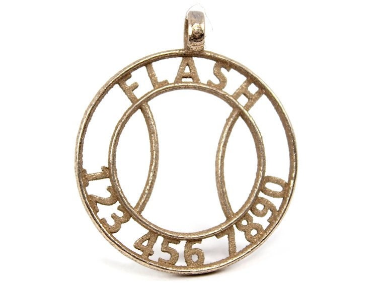 Fetch Tennis Ball Unique Dog ID Tag