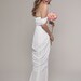 Chiffon Wedding Dress: Draping Chiffon Bustier and Tulipe Chiffon Skirt