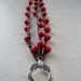 Pink Berry Crochet Bracelet