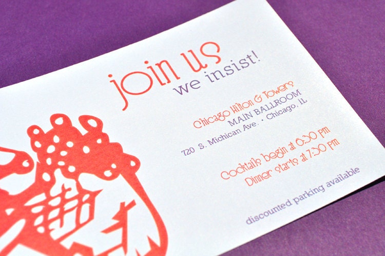 Tandem Bike theme - DIY Printable Weddings Invitation Set: Invitation & RSVP