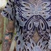 70s Knit Disco Butterfly Cropped Blouse
