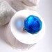 Gothic Royal Large Ring - Blue High Dome Adjustable
