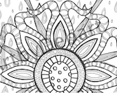 3 Sunburst Coloring Pages