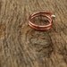 Copper Ring Copper Silver Band Ring Golden and Fine Silver Patina Handmade Jewelry by Urban Jule