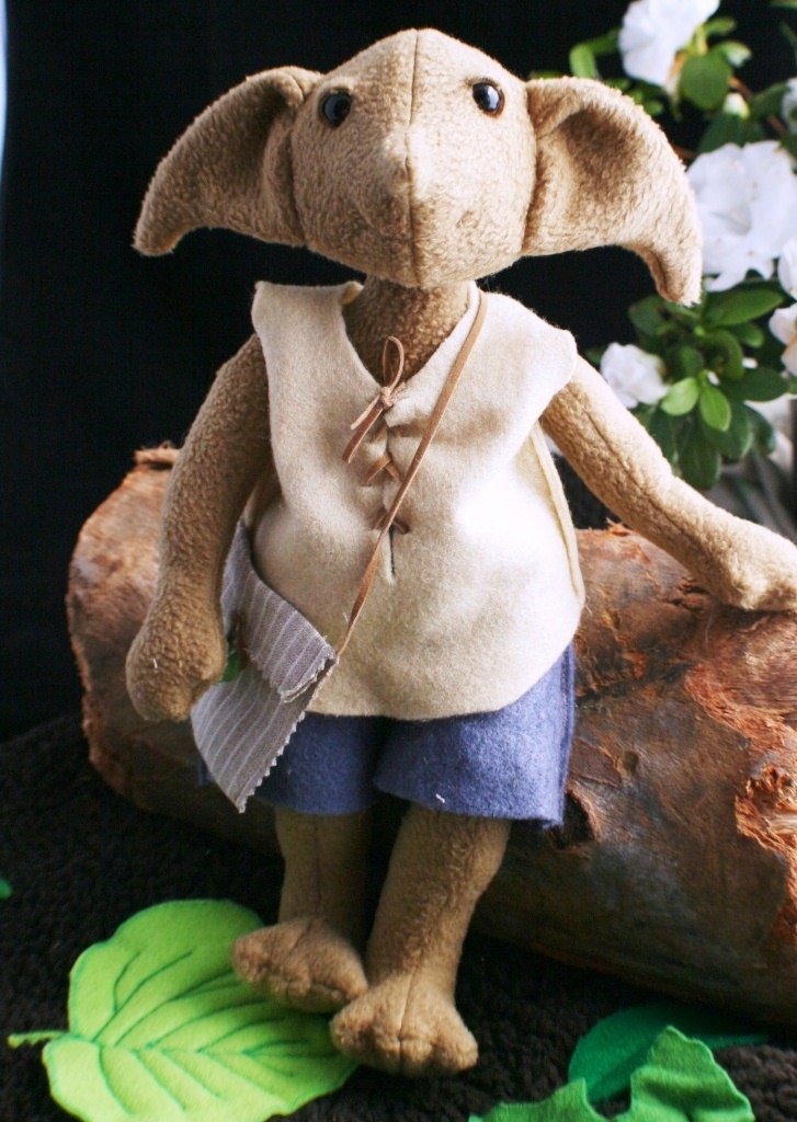 Cute goblin doll, hand felted clothes, soft and cuddly