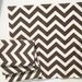 Cloth napkins, Chevron, Set of Four. Eco friendly, Available in Five different colors. Zig zag stripes, measure 16" x 16"
