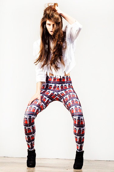 Womens Cowboy & Indian Leggings