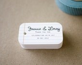School Themed Loose Leaf design Personalized gift tags (Small) - Wedding Favor Tags - Thank you tags - Set of 40 (Item code: J217)