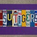 License Plate Sign:  LSU TIGERS