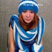 Knit hat and scarf made of chunky soft wool Handmade Winter Accessories Fall Fashion Ready to ship