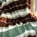 Sage Green and Brown Textured Afghan