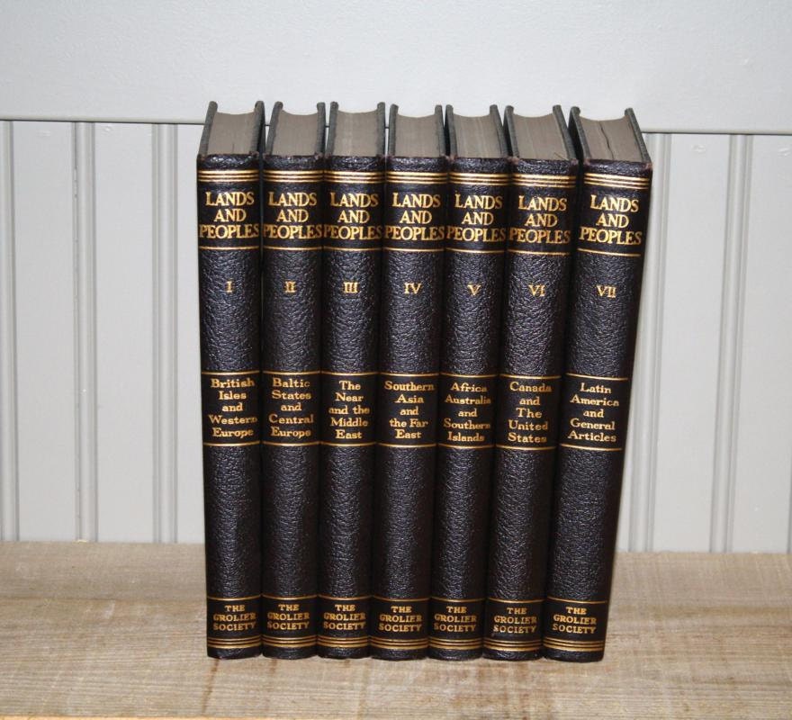 Lands and People,  Encyclopedia Complete Set 1957