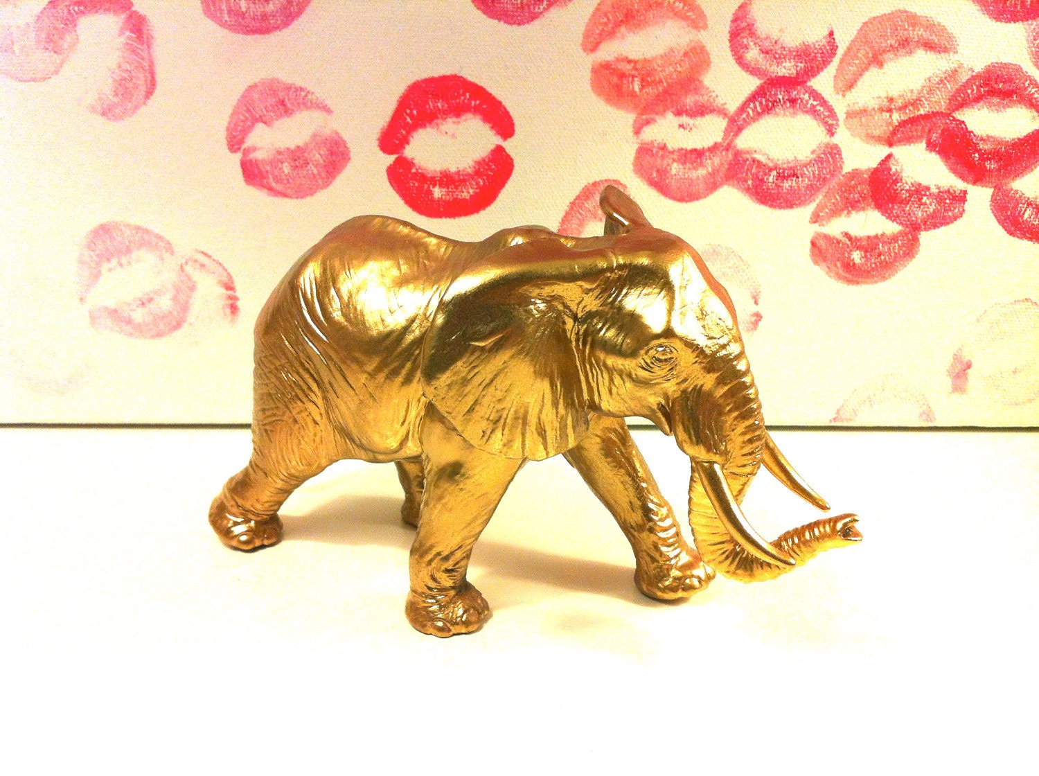 Painted Gold Elephant