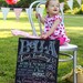 THE ORIGINAL Favorite Things Poster (c) hand-drawn, lowercase name, custom first birthday