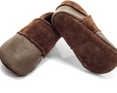 Soft soled leather baby shoes