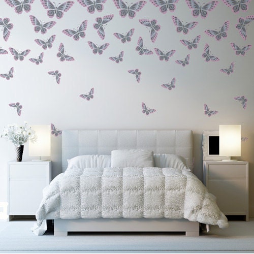 Butterfly stencils, 3 x reusable (2 layer) stencils, Beautiful Butterfly, Sizes XS, S & M