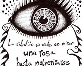 La rebelión. Original ink drawing on high quality paper