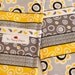 DSLR Camera Strap Cover- lens cap pocket and padding included- Modern Gray & Yellow Striped
