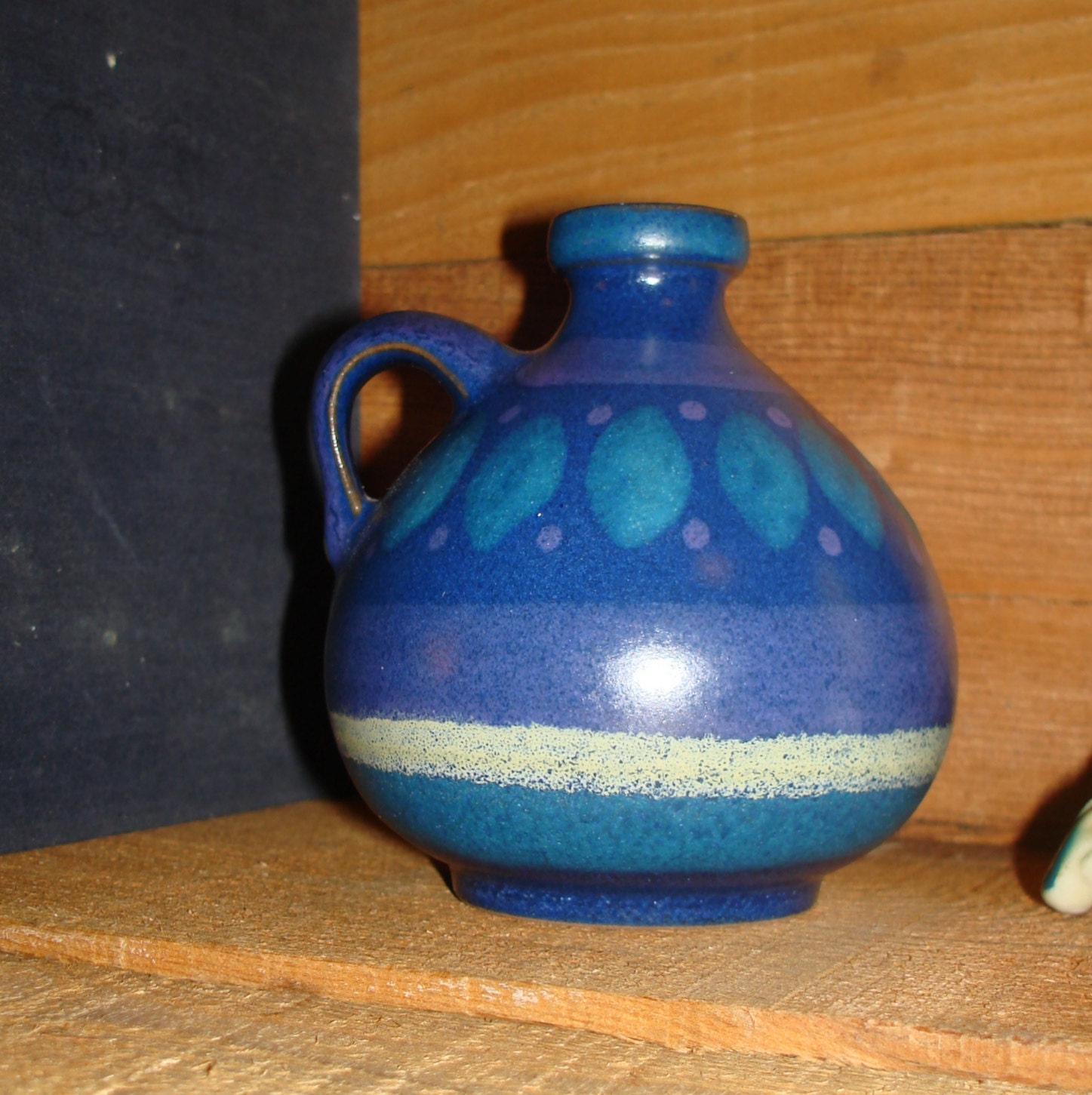 Mod vintage West German seed pot art pottery from KMK Keramik