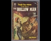 1955 pulp fiction Tough Cop noir paperback, The Hollow Man by John Roeburt