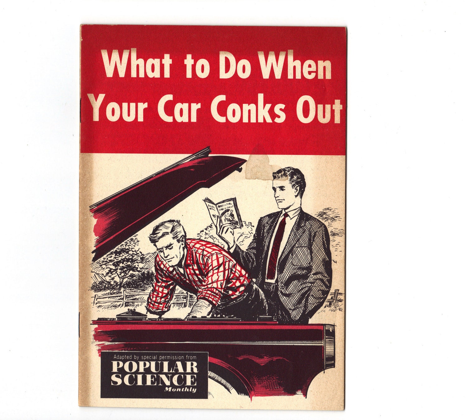 1957 car repair brochure from Popular Science Publishing Company
