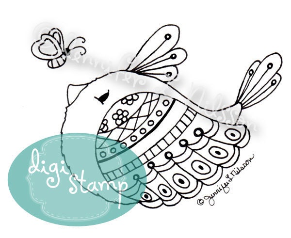 Digital Stamp - New Friends - digistamp