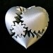 Steampunk Rotating Gear Heart (3D Printed)