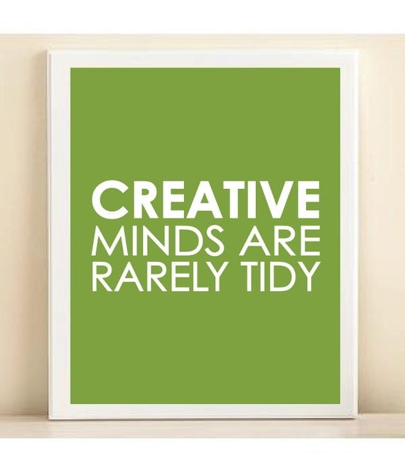 Lime "Creative Minds" print poster