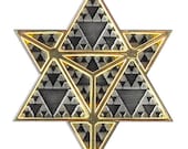 Infinite Possibilites Star Tetrahedron Pin