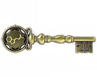 DMT Spirit Key Pin (Antique Gold)