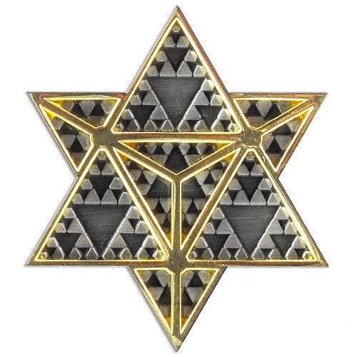 Infinite Possibilites Star Tetrahedron Pin