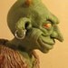 Nilbog the Goblin OOAK Small-Scale Polymer Clay Bust