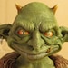 Nilbog the Goblin OOAK Small-Scale Polymer Clay Bust