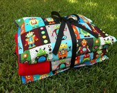 Nap Mat pdf tutorial/ pattern with attached blanket and pillow for Kindermat