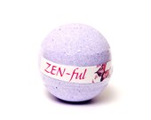 Lavender Vanilla Bath Bomb Mega Size by ZEN-ful, Bath Bomb All Natural, Bath Bomb Lavender Vanilla, Bath Fizzy, Gift Ideas, 5.5 oz