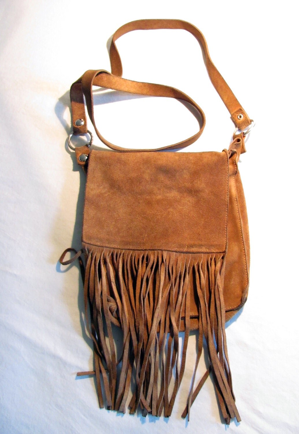 Suede Fringe Purse