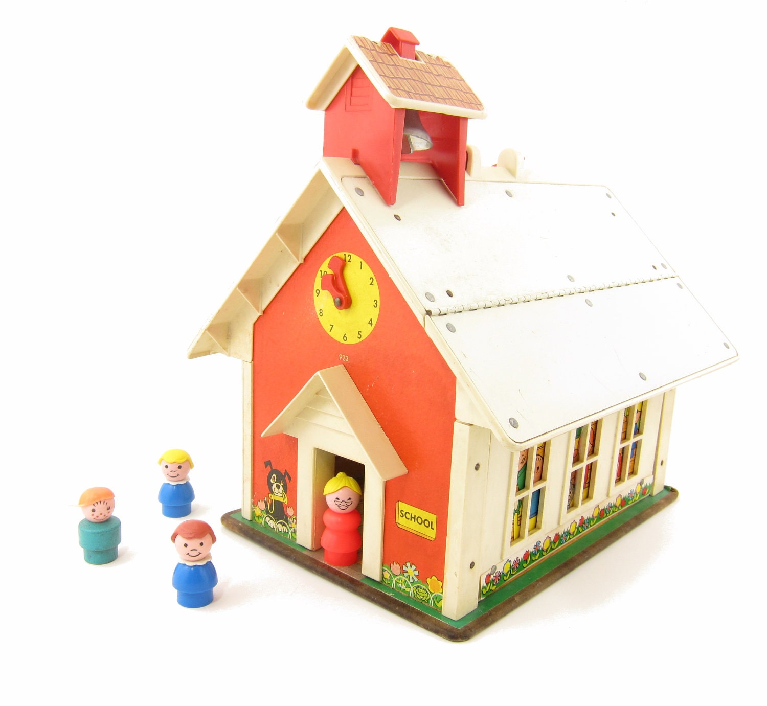 Fisher Price School House Little People Play Family Schoolhouse and People