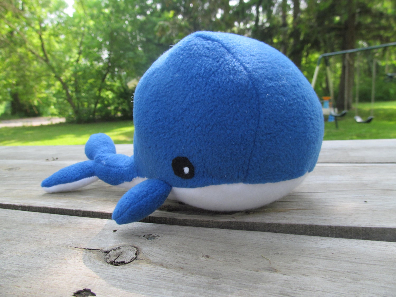 Stuffed Blue Whale - Lucary