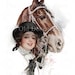 GOOD FELLOWSHIP Harrison Fisher Vintage Thoroughbreds Image for Card Making Altered Art Mixed Media Digital Download