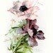 KLEIN PINK PURPLE Vintage Flowers Digital Image for Cardmaking Scrapbooking Altered Art Mixed Media