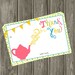 Tea Party Thank You Cards - Fill in the Blank