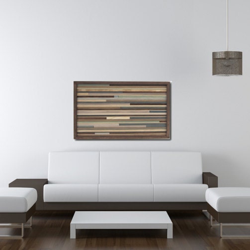 Modern Wood Wall Art - Large Art 36x60-Abstract-Wood Wall Art-Sculpture-Painting