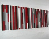 Modern Wood Sculpture Wall Art